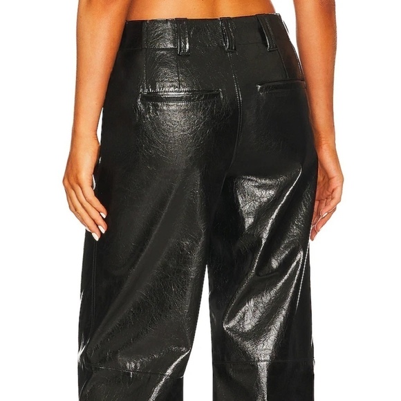 FREE People Star-Crossed Lovers Vegan Straight-Leg Pants - Size 4 - Picture 3 of 16